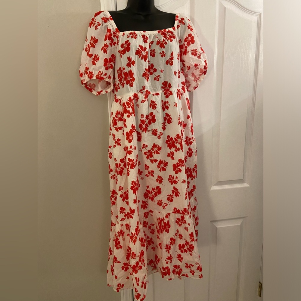 J Crew Factory Size 14 Midi Dress